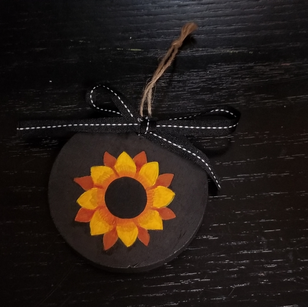 Wooden Sunflower Wall Decor